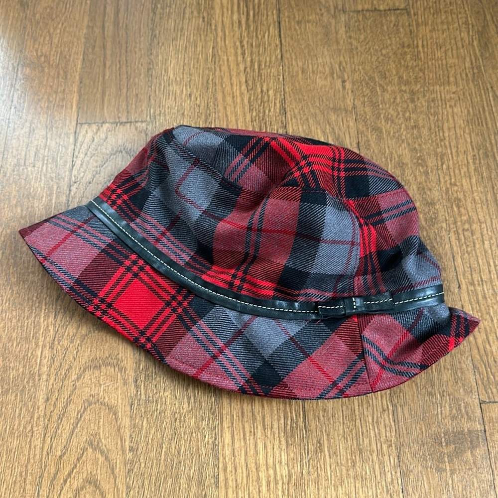 Coach Plaid Bucket Hat